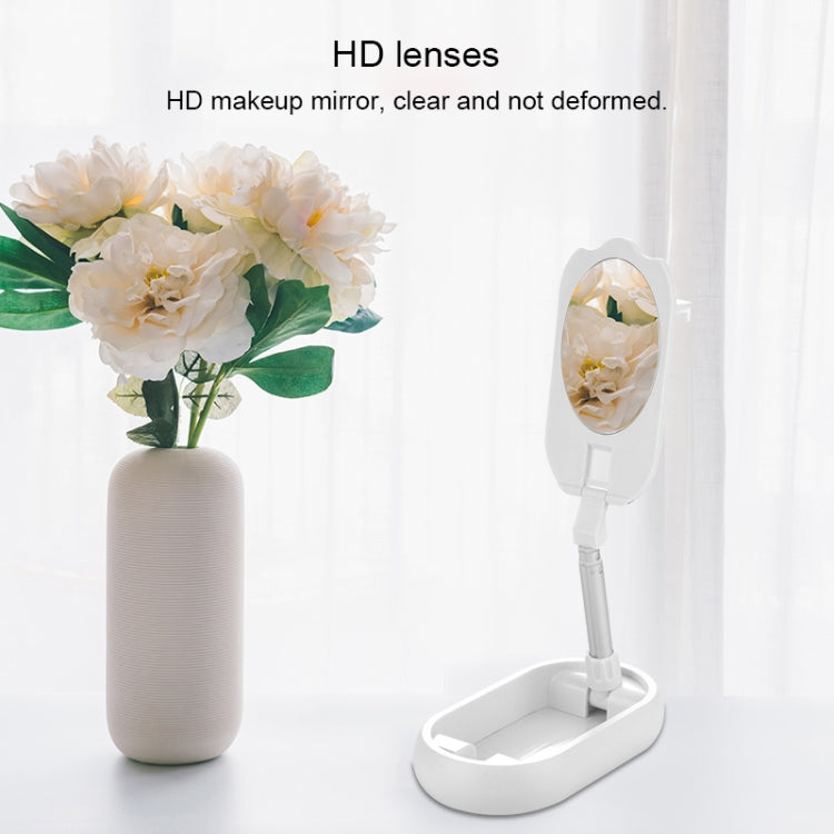 XC03 Telescopic Folding Mobile Phone Tablet Mirror Desktop Holder Bracket
