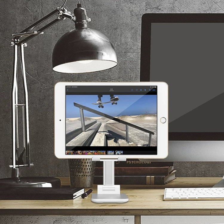 CH002 Universal Portable Foldable Mobile Phone Tablet Desktop Holder Bracket with Mirror