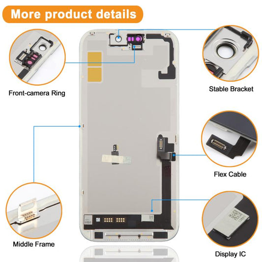 HXL Écran OLED Souple pour iPhone 17, pour iPhone 17