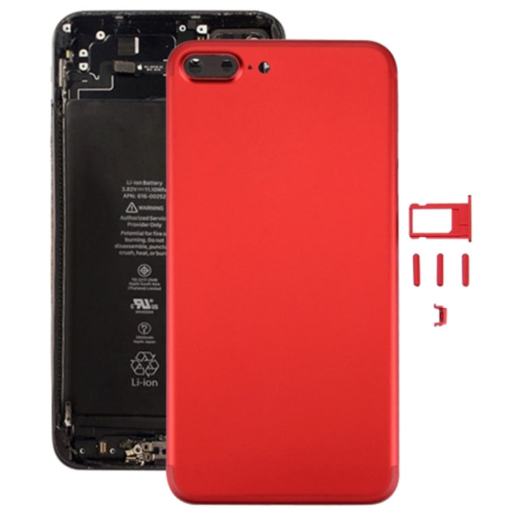6 in 1 for iPhone 7 Plus (Back Cover (With Camera Lens) + Card Tray + Volume Control Key + Power Button + Mute Switch Vibrator Key + Sign) Full Assembly Housing Cover, For iPhone 7 Plus