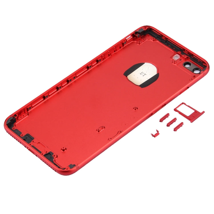 6 in 1 for iPhone 7 Plus (Back Cover (With Camera Lens) + Card Tray + Volume Control Key + Power Button + Mute Switch Vibrator Key + Sign) Full Assembly Housing Cover, For iPhone 7 Plus