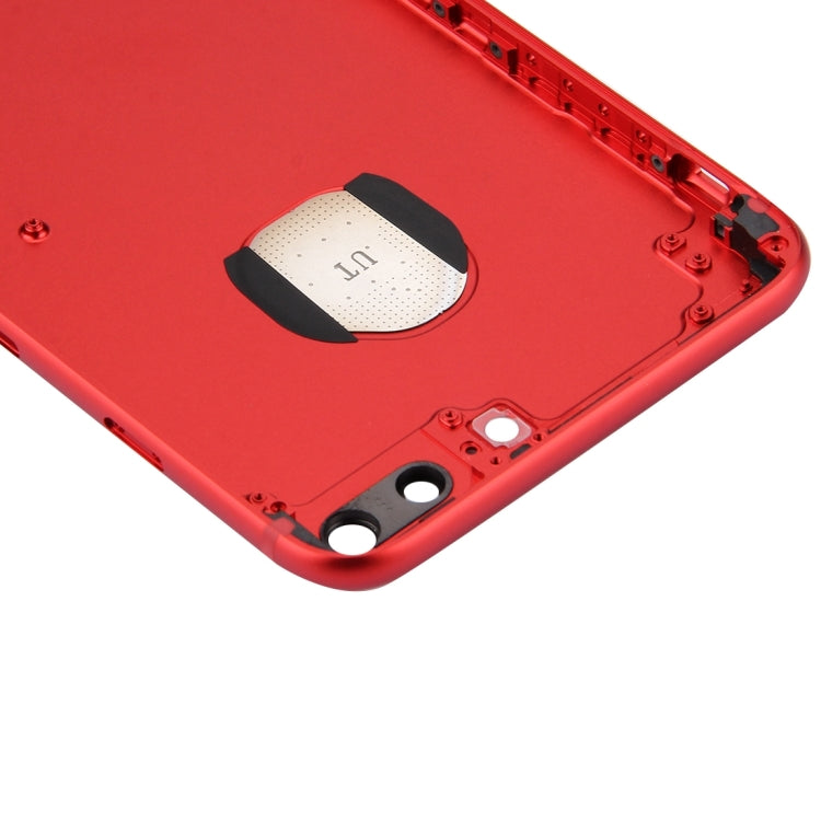 6 in 1 for iPhone 7 Plus (Back Cover (With Camera Lens) + Card Tray + Volume Control Key + Power Button + Mute Switch Vibrator Key + Sign) Full Assembly Housing Cover, For iPhone 7 Plus