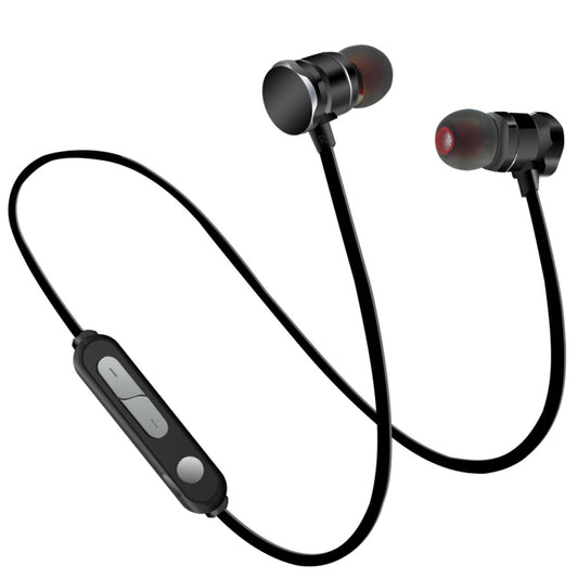 X3 Magnetic Absorption Sports Bluetooth 5.0 In-Ear Headset with HD Mic, Support Hands-free Calls, Distance: 10m