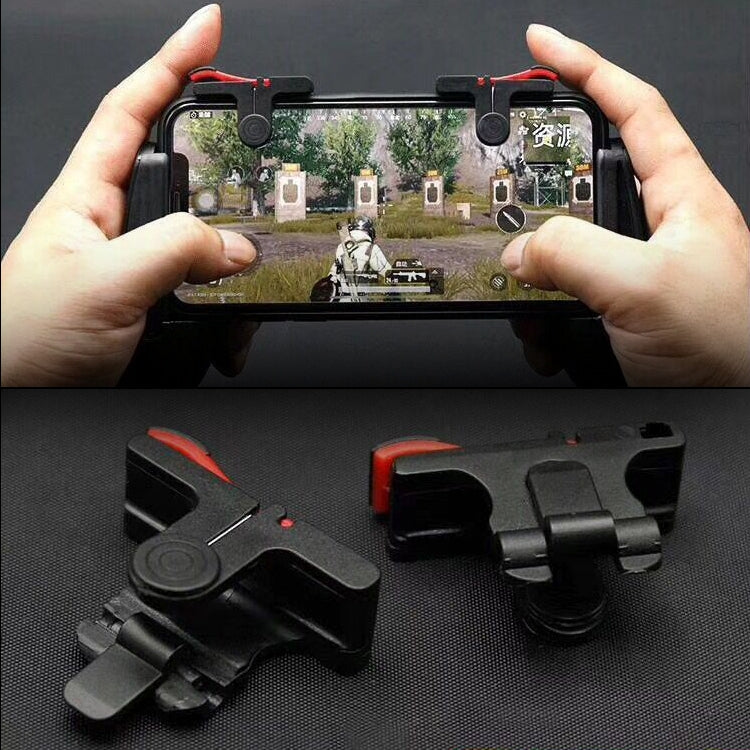 D9 1 Pair Mobile Phone Gaming Handle L / R Shooter PUBG Game Controller, D9
