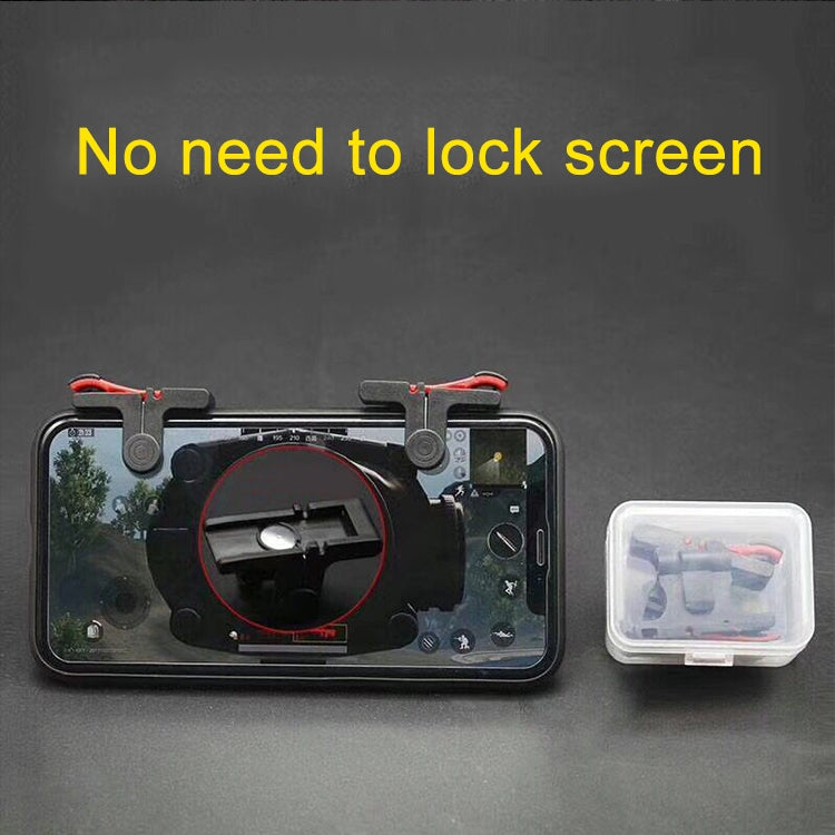 D9 1 Pair Mobile Phone Gaming Handle L / R Shooter PUBG Game Controller, D9