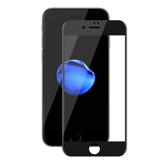 Film de protection d'écran en verre trempé ENKAY Hat-Prince 0,26mm 9H de dureté de surface, à bords incurvés 6D, pour iPhone SE 2020 / 8 / 7, pour SE 2020 / 8 / 7