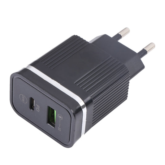 46-A2C2 20W PD + QC3.0 USB Multifunction Fast Charger,EU Plug, EU Plug