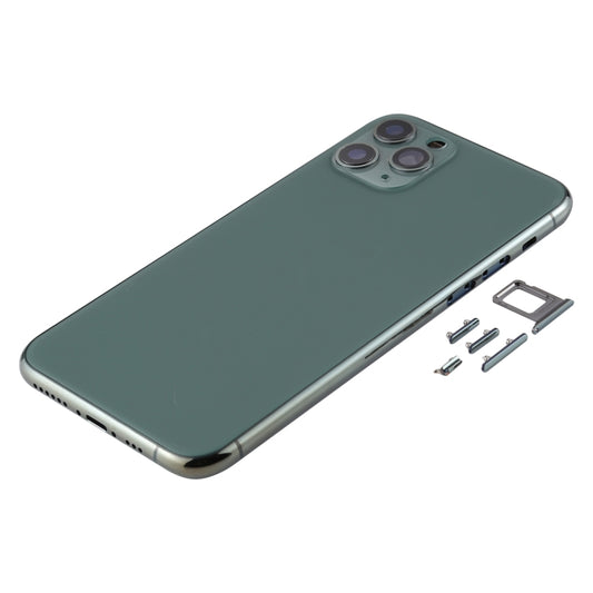 Rückseitiges Gehäuse mit SIM-Kartenfach, Seitentasten und Kameralinse für iPhone 11 Pro, Für iPhone 11 Pro (Kameralinse), Für iPhone 11 Pro (mit Kameralinse)