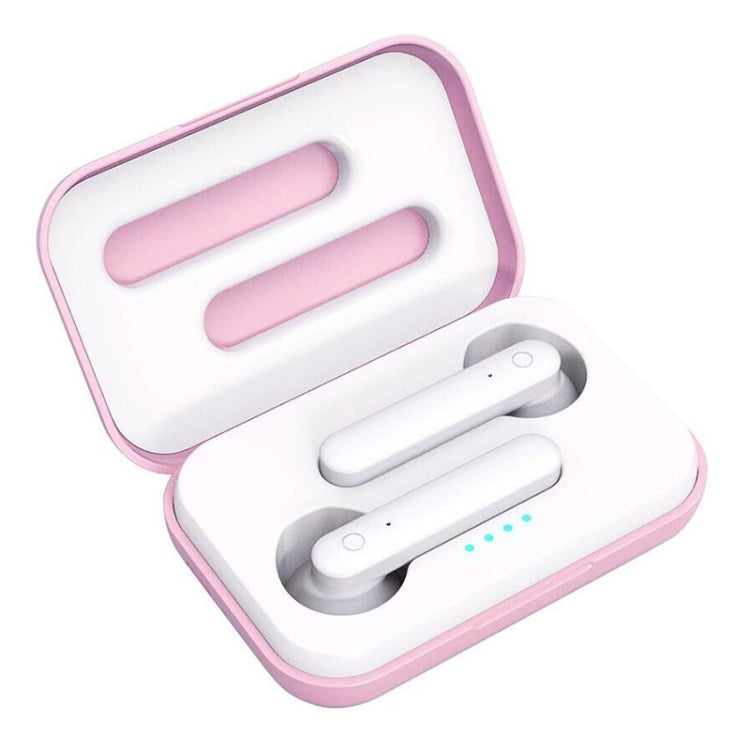 X26 TWS Bluetooth 5.0 Wireless Touch Bluetooth Earphone with Magnetic Attraction Charging Box, Support Voice Assistant & Call, White, Pink, Blue