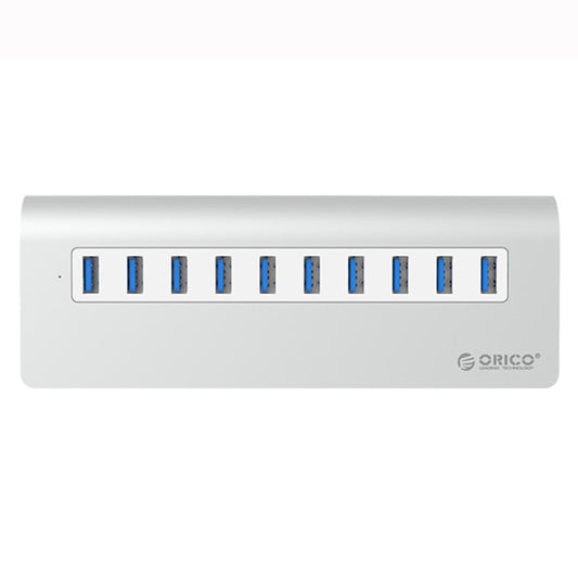 ORICO M3H10-U3-V2 Aluminum Alloy 10 USB 3.0 Ports HUB, M3H10-U3-V2