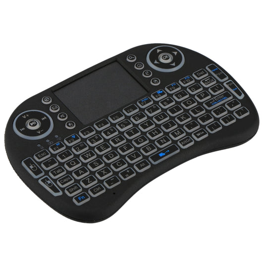 2.4GHz Mini i8 Wireless QWERTY Keyboard with Colorful Backlight & Touchpad & Multimedia Control for PC, Android TV BOX, X-BOX Player, Smartphones