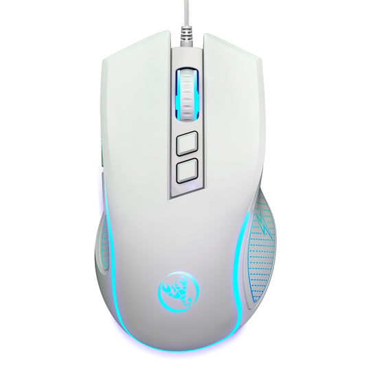 HXSJ X100 7-buttons 3600 DPI Cool Glowing Wired Gaming Mouse, Cable Length: 1.5m