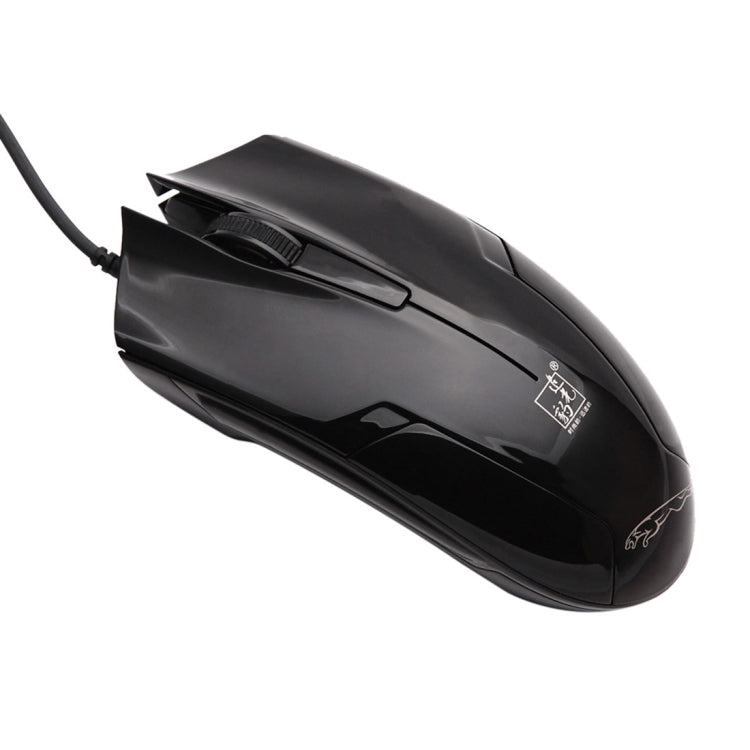 Chasing Leopard 119 USB Universal Wired Optical Gaming Mouse, Length: 1.45m, 119 White, 119 Black, 119 Jet Black