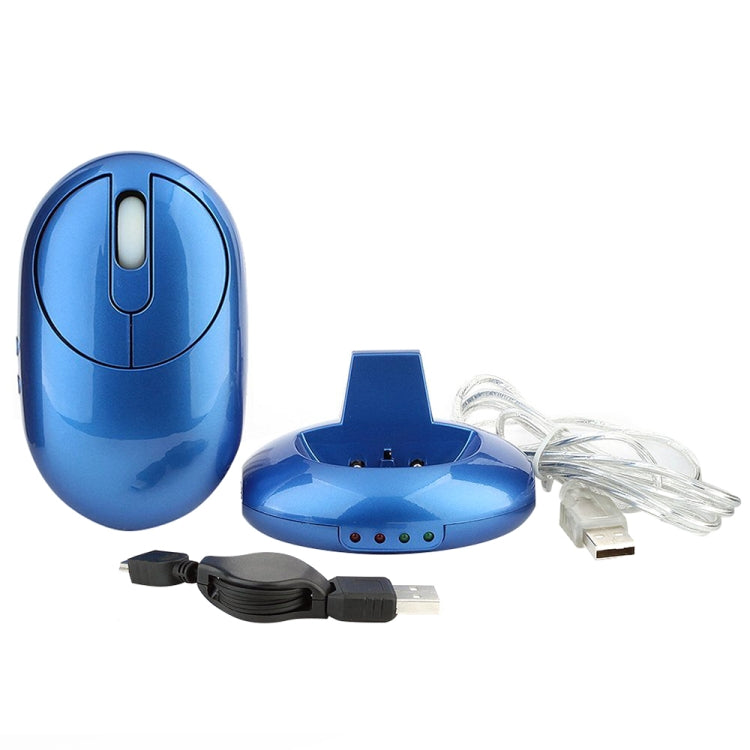MZ-012 2.4G 1200 DPI Wireless Rechargeable Optical Mouse with 3 Ports USB HUB / Charging Dock
