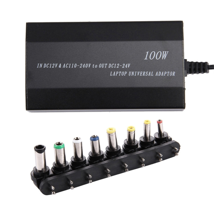 Laptop Notebook Power 100W Universal Charger with Car Charger & AC Power Adapter & 8 Power Adapters & 1 USB Port for Samsung, Sony, Asus, Acer, IBM, HP, DELL,US Plug, US Plug