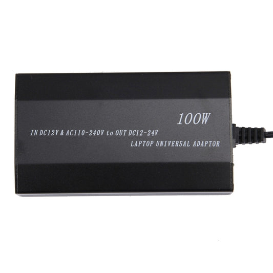 Laptop Notebook Power 100W Universal Charger with Car Charger & AC Power Adapter & 8 Power Adapters & 1 USB Port for Samsung, Sony, Asus, Acer, IBM, HP, DELL, UK Plug, AU Plug, EU Plug, UK Plug