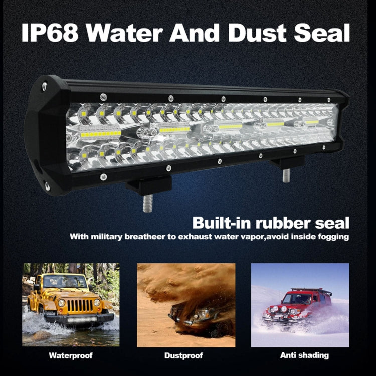 15 inch 75W 7500LM 6000K LED Strip Working Refit Off-road Vehicle Lamp Roof Strip Light, 15 inch 75W