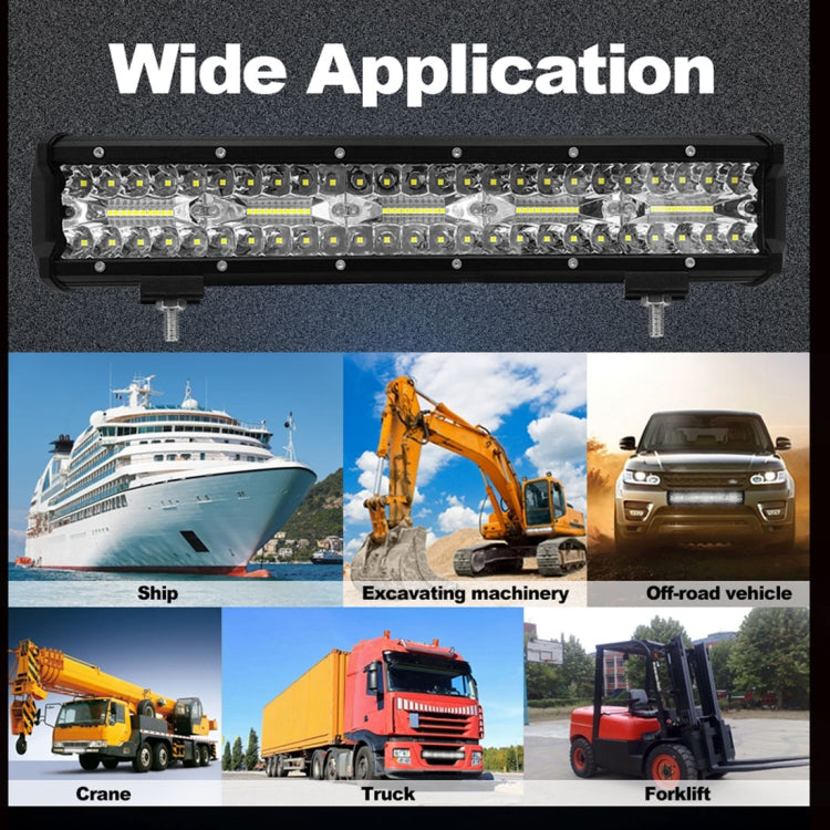 15 inch 75W 7500LM 6000K LED Strip Working Refit Off-road Vehicle Lamp Roof Strip Light, 15 inch 75W