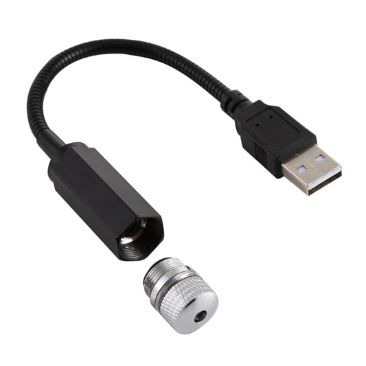 USB Interface Household and Car 360-degree Bending Atmosphere Light, Light Color: Red, Light Color: Red