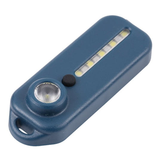 W-014 6 perles de lampe USB-C / Type-C rechargeable feu arrière de vélo avec avertissement rouge et bleu, 6 perles de lampe