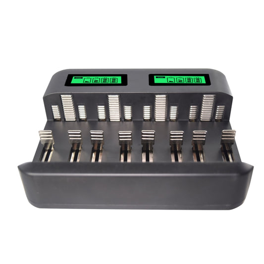 5V 2A USB 8 Slot Battery Charger for AA & AAA & C / D Battery, with LCD Display
