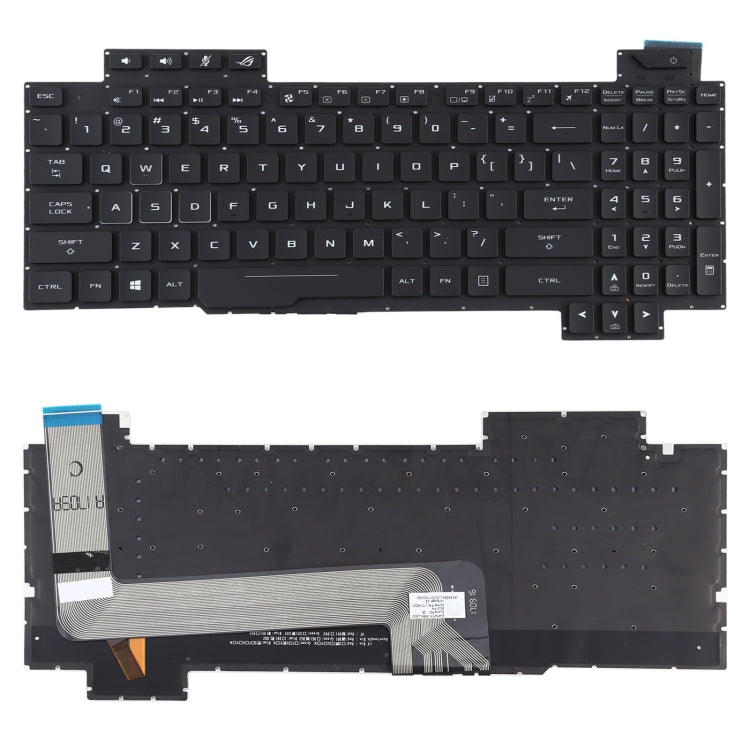 US Version Keyboard with Keyboard Backlight for Asus ROG Strix GL503 GL703 GL503V GL503VD GL503VD-DB71 GL503VD-DB74 GL503VM GL503VS, For Asus ROG Strix GL503(US)