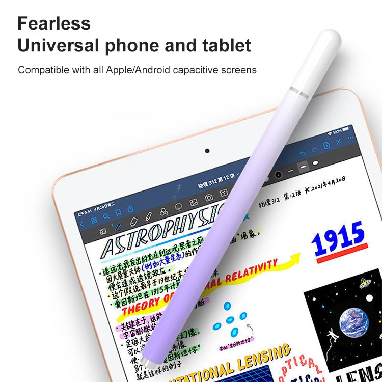 Stylet capacitif universel à pointe en nano-disque avec capuchon magnétique et pointe de rechange