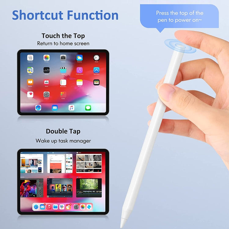 Mutural P-980 Tilt Pressure Sensor Capacitive Stylus Pen with Palm Rejection for iPad after 2018, 980