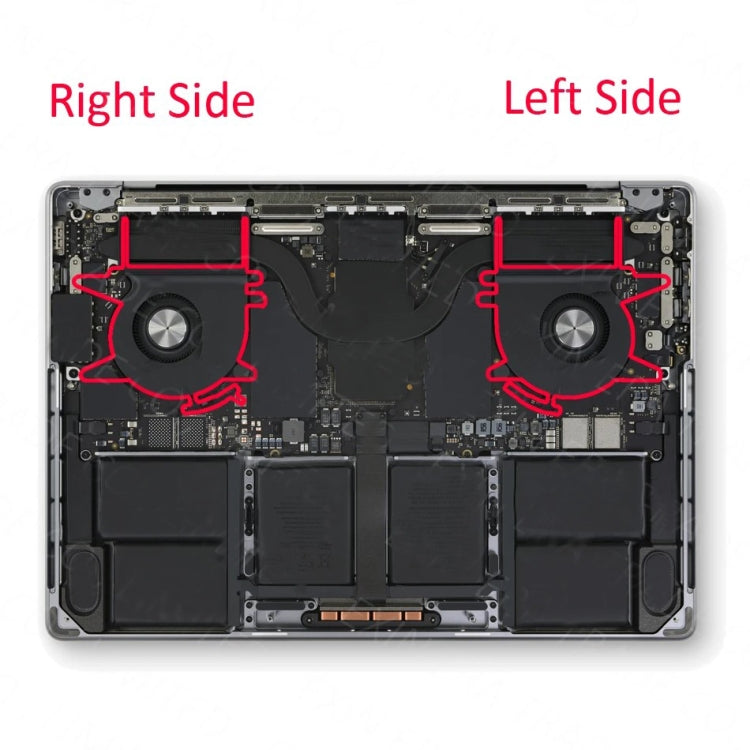 1 Pairs CPU Cooling Cooler Fan For MacBook Pro M2 14 A2779 2023 EMC3650, A2779