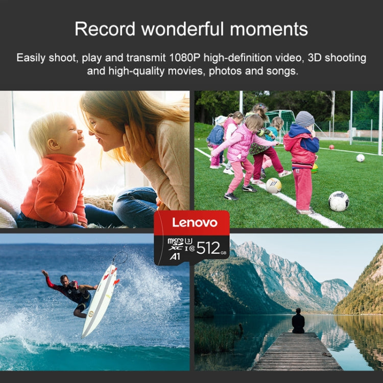 Carte mémoire haute vitesse Lenovo 32 Go TF (Micro SD), 32 Go