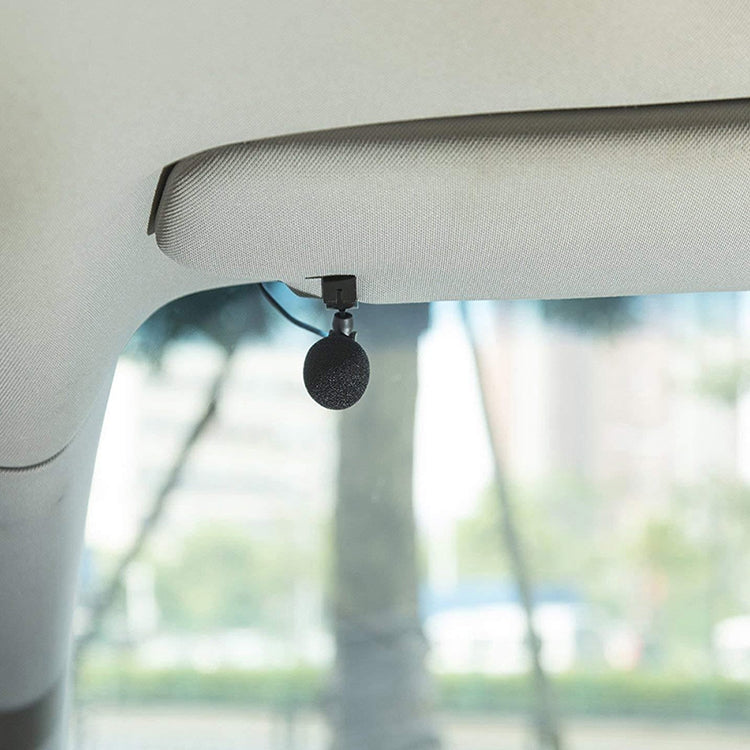 ZJ015MR Mono 2.5mm Angle Head Plug Car Navigation DVD External Paste Microphone, Length: 3m, Mono 2.5mm Angle Head