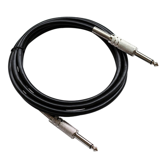 10m 1/4 inch (6.35mm) Male to Male Shielded Jack Mono Plugs Audio Patch Cable