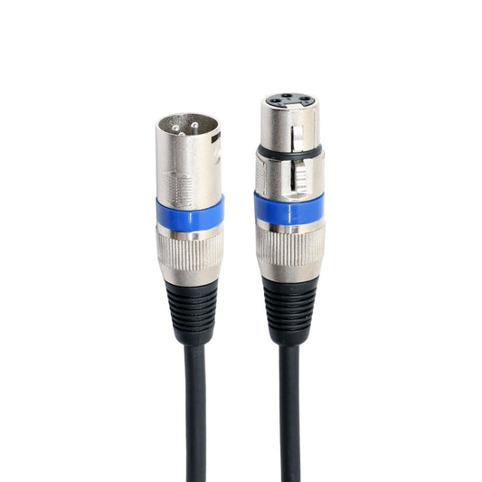 5m 3-Pin XLR Male to XLR Female MIC Shielded Cable Microphone Audio Cord, Length: 5m (Blue)