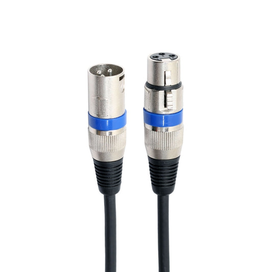 1m 3-Pin XLR Male to XLR Female MIC Shielded Cable Microphone Audio Cord, Length: 1m (Blue)