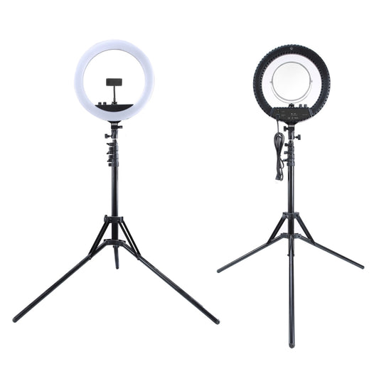 MANTOO RL-18 II 100-240V 55W 18 inch Two-color Dimmable Ring Fill Light with Tripod, 18 inch