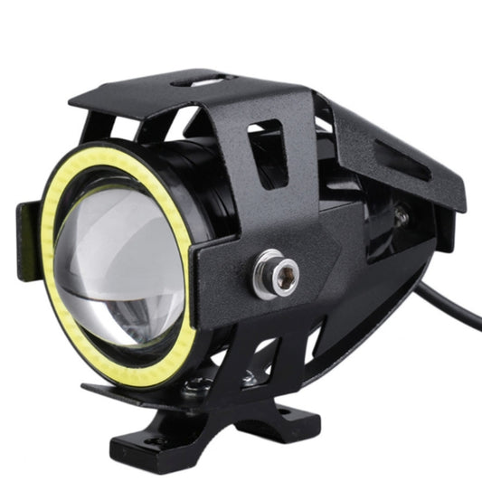 U7 10W 1000LM CREE LED Waterproof IP67 Headlamp Light with Angel Eyes Light for Motorcycle / SUV, DC 12V, U7 10W 1000LM White Light
