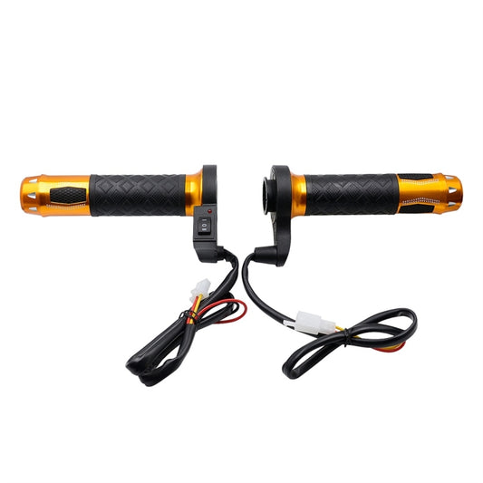 CS-764A1 12V Motorcycle Scooter Aluminum Alloy Electric Hand Grip Cover Heated Grip Handlebar