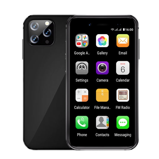 Écran 3,0 pouces Android 8.1 MTK6580 Quad Core 1,3 GHz, réseau 3G, double SIM, version internationale avec Google Play