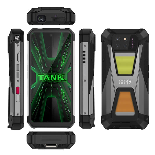 Unihertz 8849 Tank 3S Nachtsicht-Projektor Robustes Telefon, 12GB+256GB, 6,79 Zoll Android 14 Dimensity 8200 Octa Core, Netzwerk: 5G, Tank 3S 12GB+256GB
