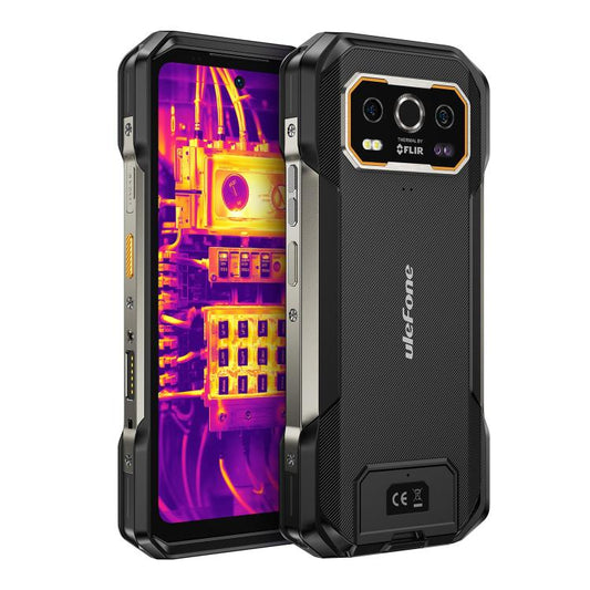 Ulefone Armor 27T Pro+ Téléphone Robuste, Imagerie Thermique FLIR 3.5, 12 Go+256 Go, Vision Nocturne, 10600 mAh, Écran 6,78 pouces Android 15 MediaTek Dimensity 6300 Octa Core, Réseau : 5G, NFC, Armor 27T Pro+