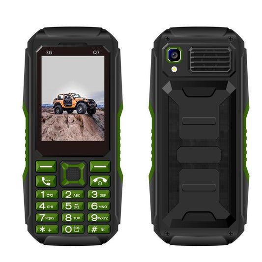 Q7 3G Key Phone, 3600mAh Battery, 2.4 inch, SOS, 21 Keys, Dual SIM, Network: 3G, Support Whatsapp, Facebook