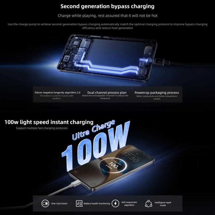 Realme GT7, 16GB+512GB, 6.8 inch Android 15 / Realme UI 6.0 MediaTek Dimensity 9400+ Octa Core, NFC, Network: 5G, Support Google Play