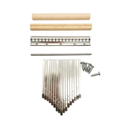 2 PIÈCES 17 touches de piano à pouce, kit d'accessoires de médiator Kalimba, 2 PIÈCES 17 touches