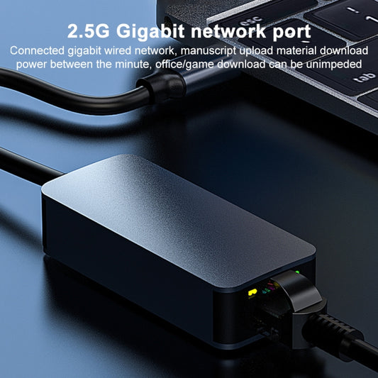 Type-C To 2500Mbps RJ45 Network Card Ethernet Adapter, Type-C To 2500Mbps