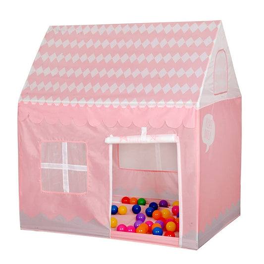 Tente de jeu enfant pour la maison, petite maison de jeu d'impression avec tapis, avec tapis (rose clair), avec tapis (noir et blanc), avec tapis (rose)