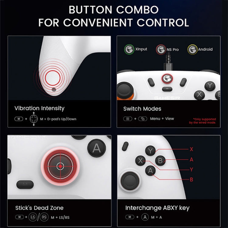 GameSir Nova Lite PC T4N Lite Bluetooth Wireless Gamepad Game Controller for Nintendo Switch, Nova Lite White, Nova Lite Dark Purple