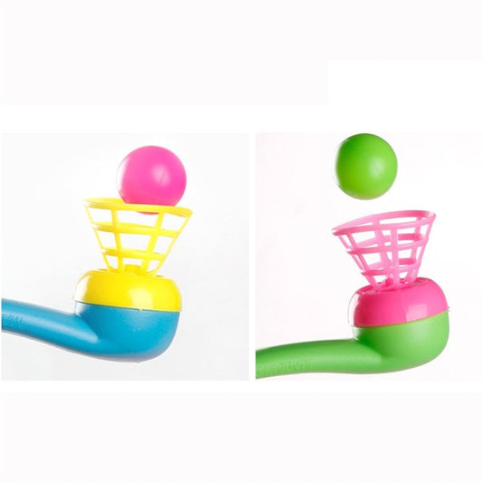 50 PCS Children Toy Suspension Blow Ball Nostalgic Toy Blowing Music Magic Hanging Ball, Random Color Delivery, 50 PCS