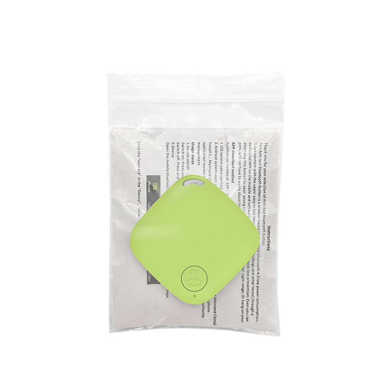 Rhombus Bluetooth anti-lost device Smart alarm Two-way positioning Pet key Bluetooth anti-lost device Wholesale