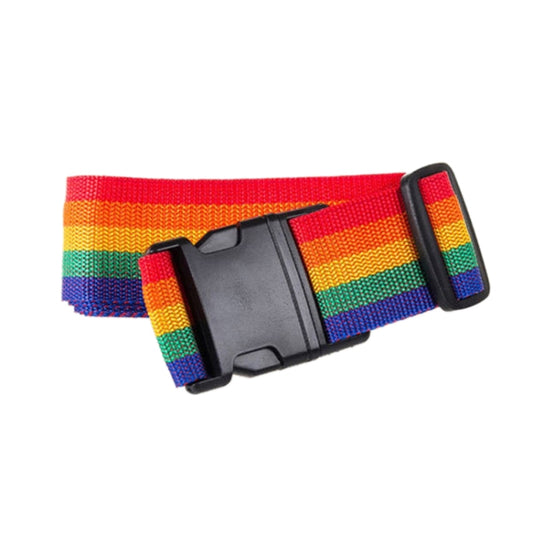Cross Rainbow Elastic Telescopic Bag Bungee Luggage Packing Belt Travel Luggage Fixed Strap
