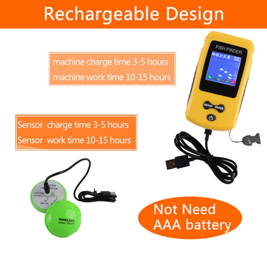 TL86 Portable Wireless Color Screen Fishing Device Fishfinder, TL86
